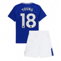 Everton Ashley Young #18 Replica Home Minikit 2024-25 Short Sleeve (+ pants)